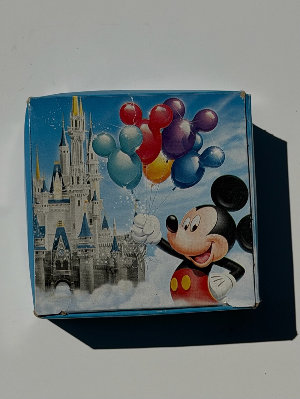 Disney Mickey Mouse Castle Balloon Favor Box in Blue